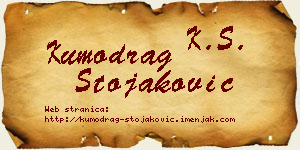 Kumodrag Stojaković vizit kartica